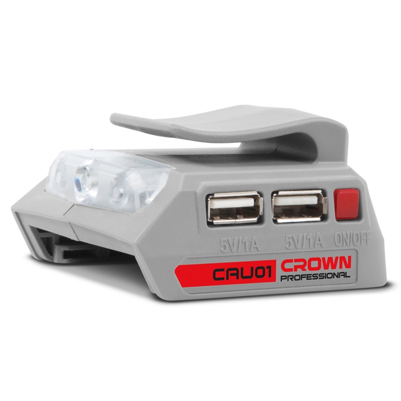 Cordless Power Source and USB Charger for 12-18V Lithium-Ion Batteries