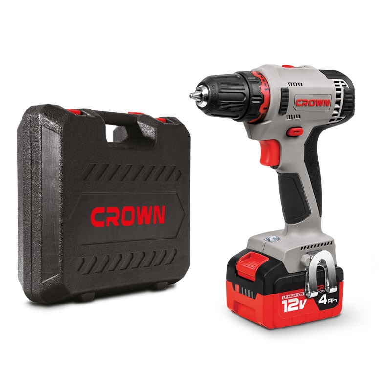 CROWN 12V Cordless Drills Driver Lithium-ion Step Speed Power Tools CT21081H-4 BMC - Image 2