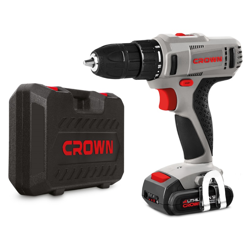 CROWN 12V Cordless Drills Driver Variable Speed Power Tools CT21052LH-1.5 BMC - Image 2