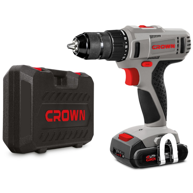 CROWN 14.4V Cordless Drill Handheld Electric Screwdriver Power Tools CT21055LM-1.5 BMC - Image 2