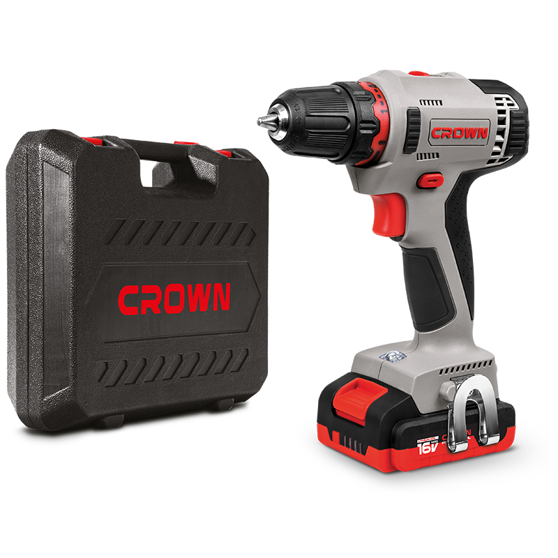 16V Cordless Drill Driver with 2Ah Lithium-ion Battery