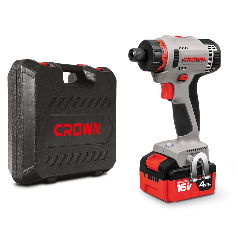 16V Cordless Screwdriver with Auto-Lock Chuck
