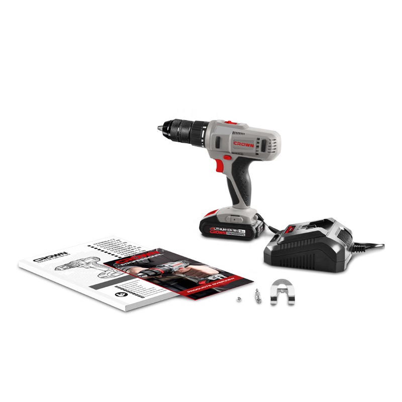 18V Cordless Drill Driver with Lithium-Ion Battery