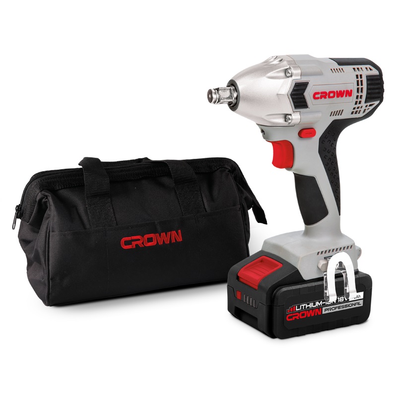 18V Cordless Impact Wrench with 4AH Li-ion Battery