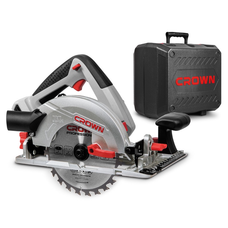 CROWN 20V Max Cordless Circular Saw Brushless Power Tools CT25002-165HX BMC with Case - Image 2