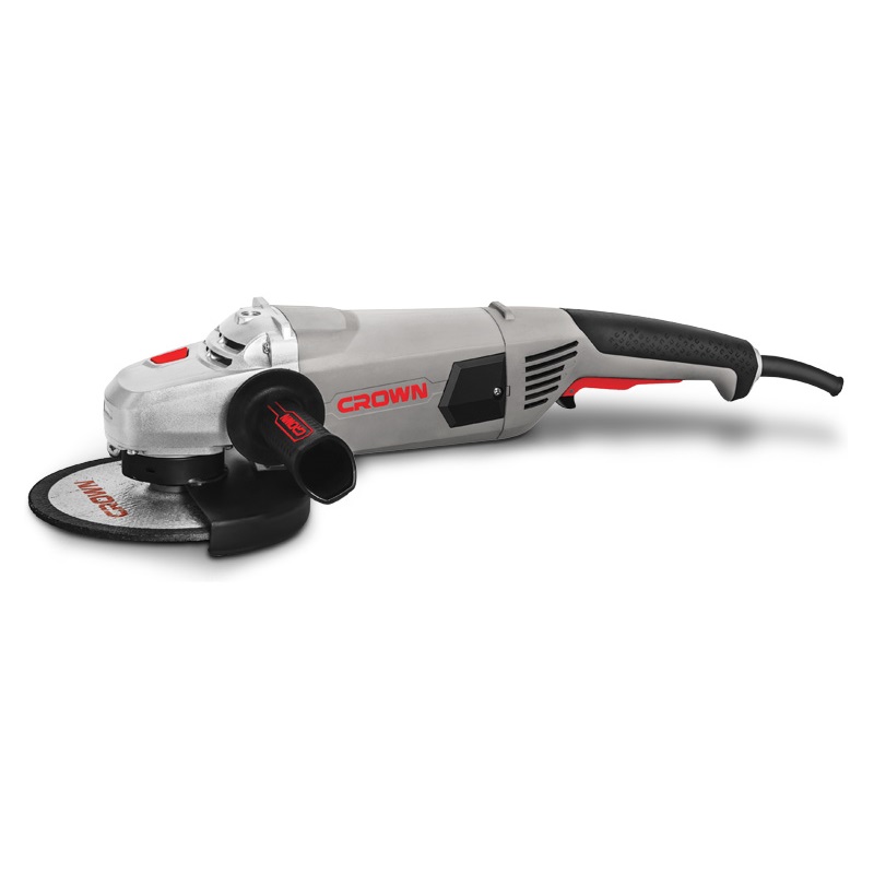 CROWN 7" Angle Grinder 2600W Soft Start Cutting Off Power Tools CT13489-180NS - Image 2
