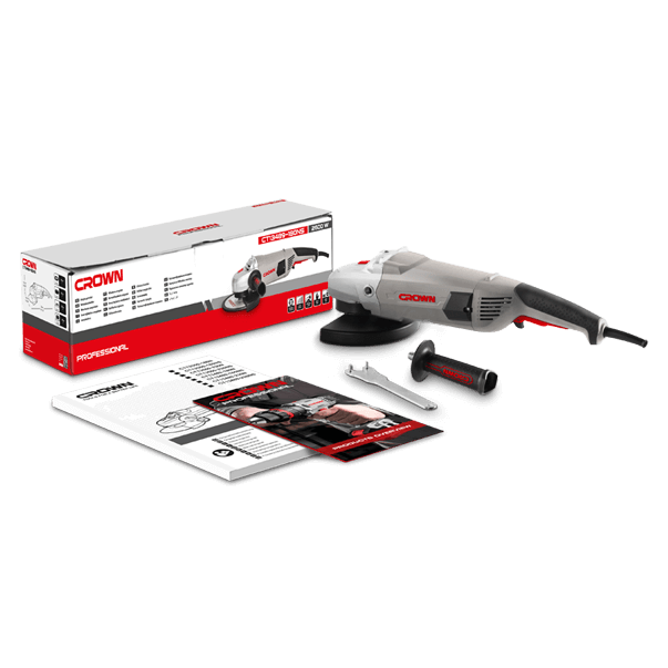7-Inch 2600W Angle Grinder with Soft Start
