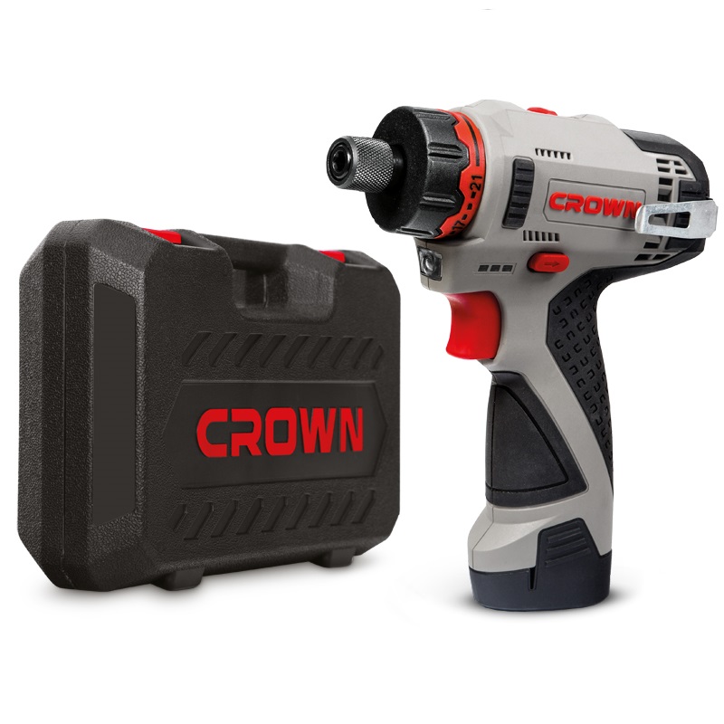 12V Cordless Screwdriver with 2Ah Li-ion Battery