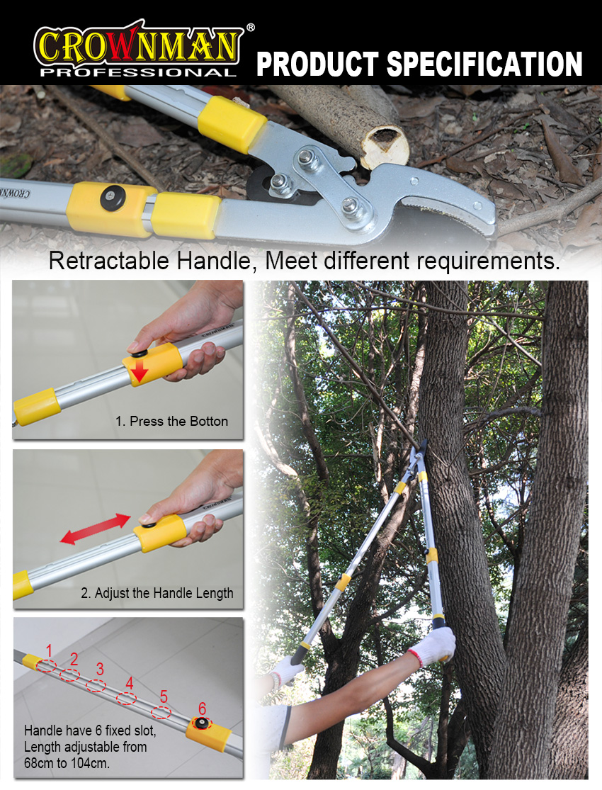Demonstration of handle adjustment mechanism