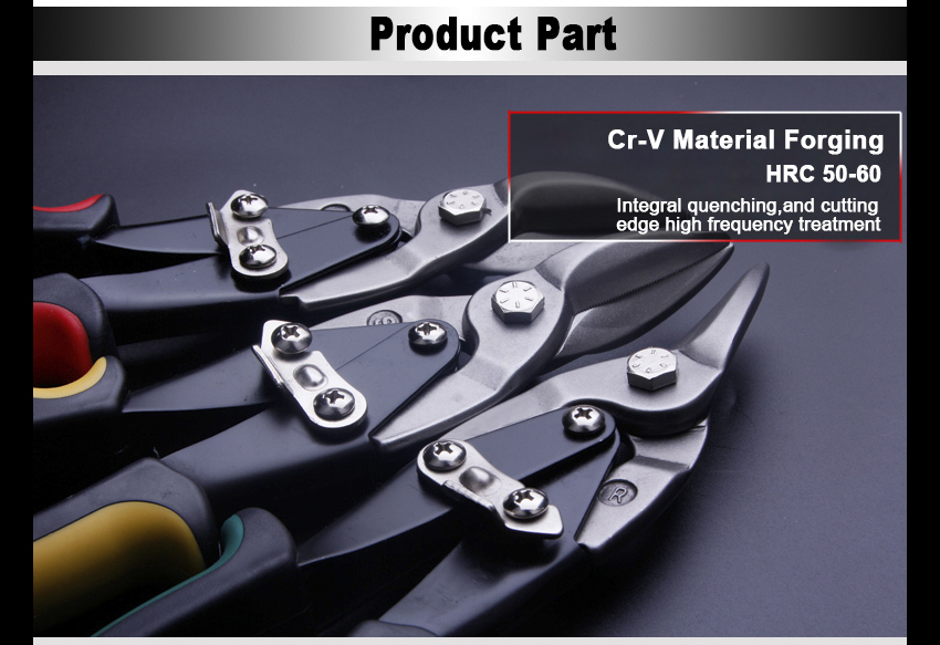 Detailed view of Cr-V forging and high-frequency edge treatment