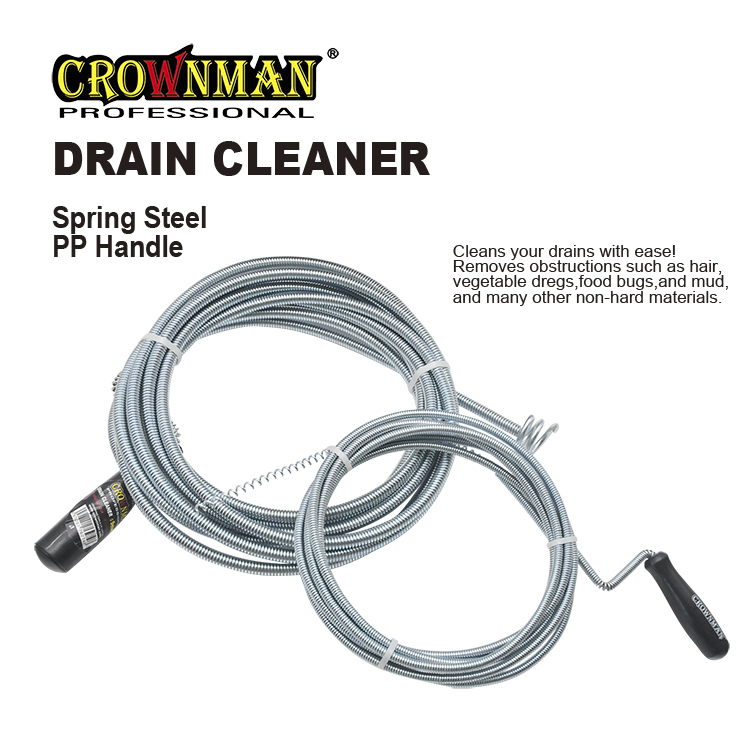 Manual Drain Cleaner with Flexible Steel Cable