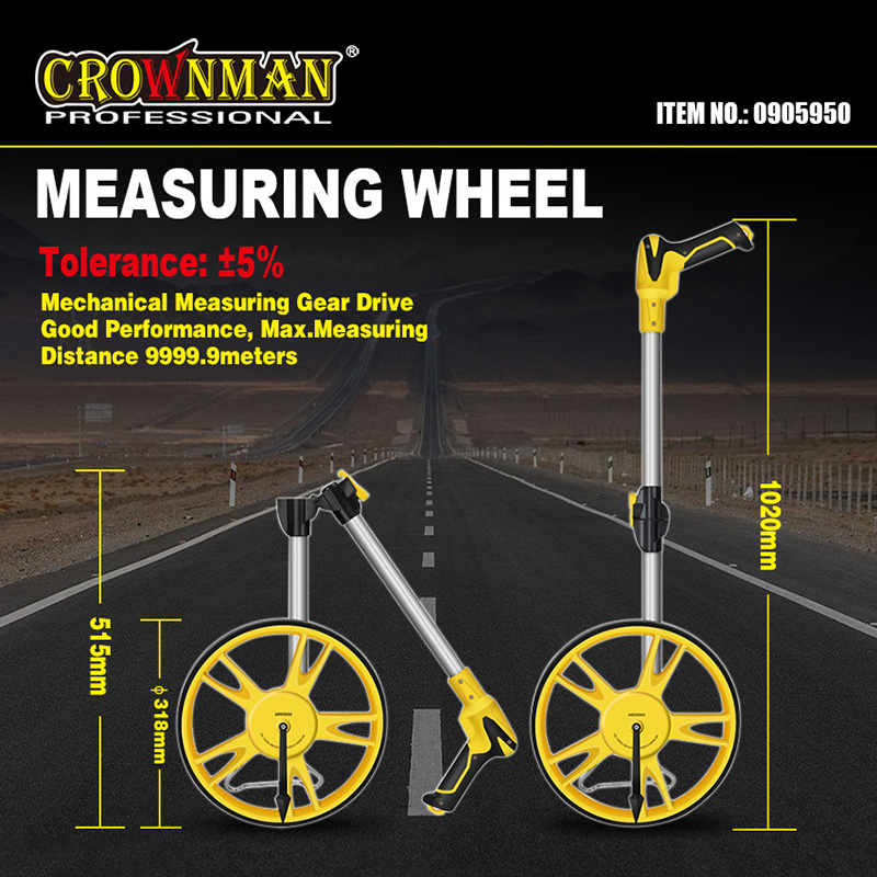 CROWNMAN Foldable Handle Measuring Wheel - Image 2
