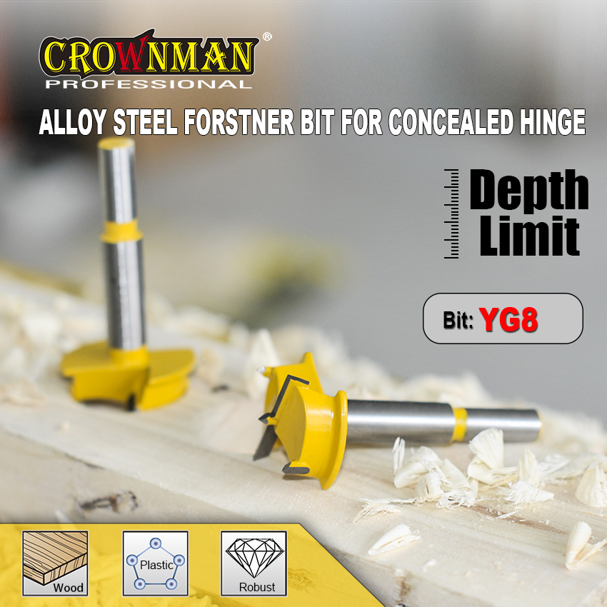 CROWNMAN Forstner Drill Bit For Concealed Hinge - Image 2