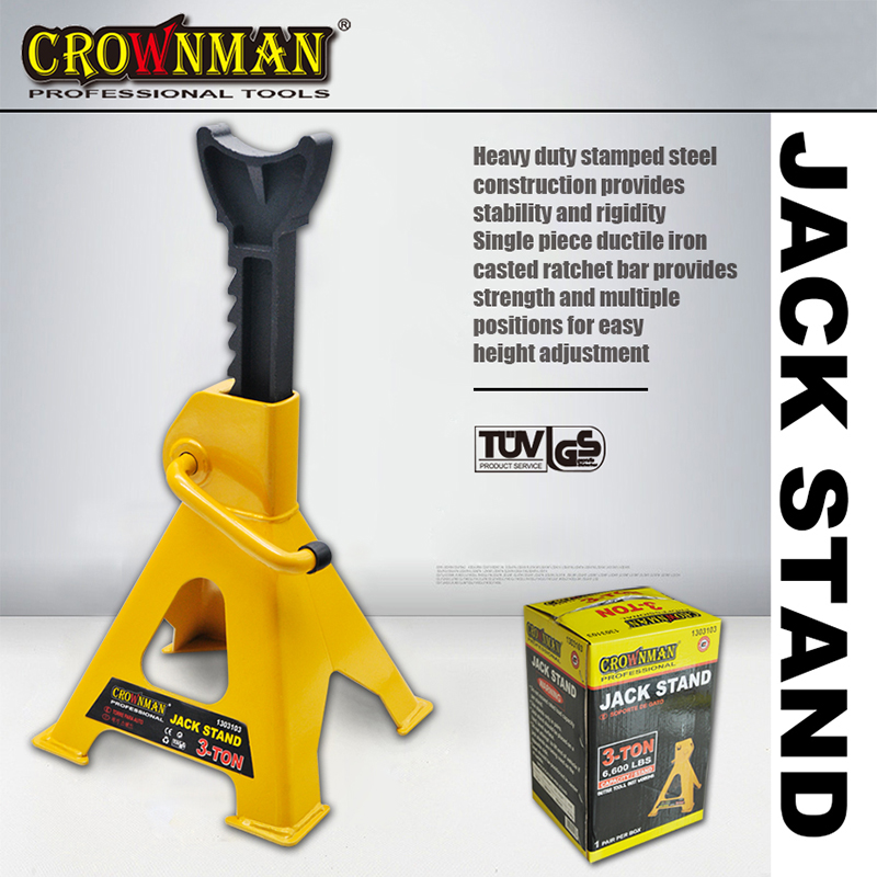CROWNMAN Height Adjustable Jack Stand For Lifting - Image 2
