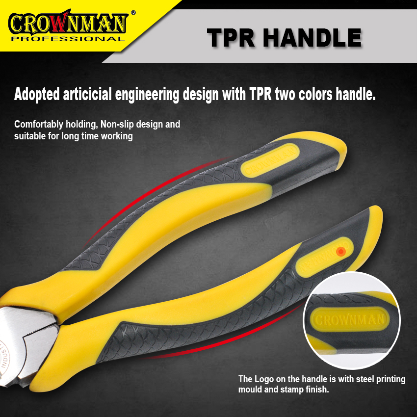 Ergonomic TPR two-color handle design