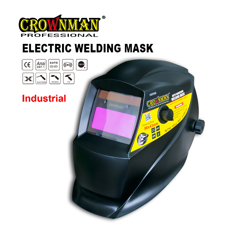 CROWNMAN Large View Screen Auto Darking Welding Mask - Image 2