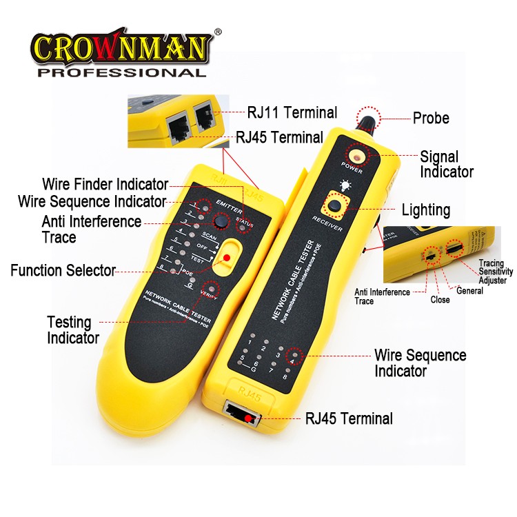 CROWNMAN Network Cable Tracer - Image 2