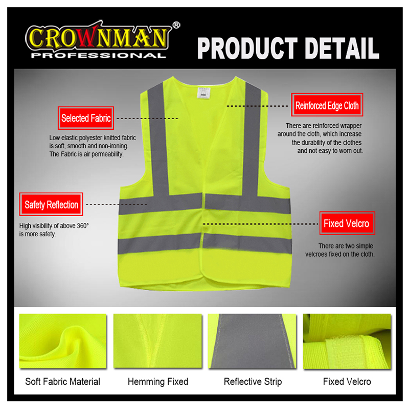 High-Visibility Knitted Safety Vest