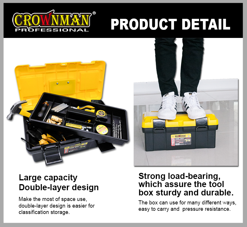 Internal double-layer design of the tool box