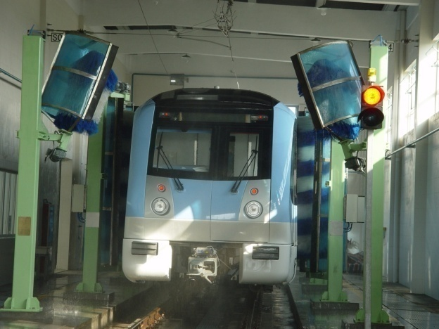 Train Exterior Washing System
