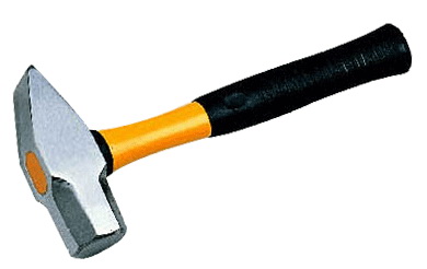 Hardened Steel Head Hammer with Ergonomic Grip