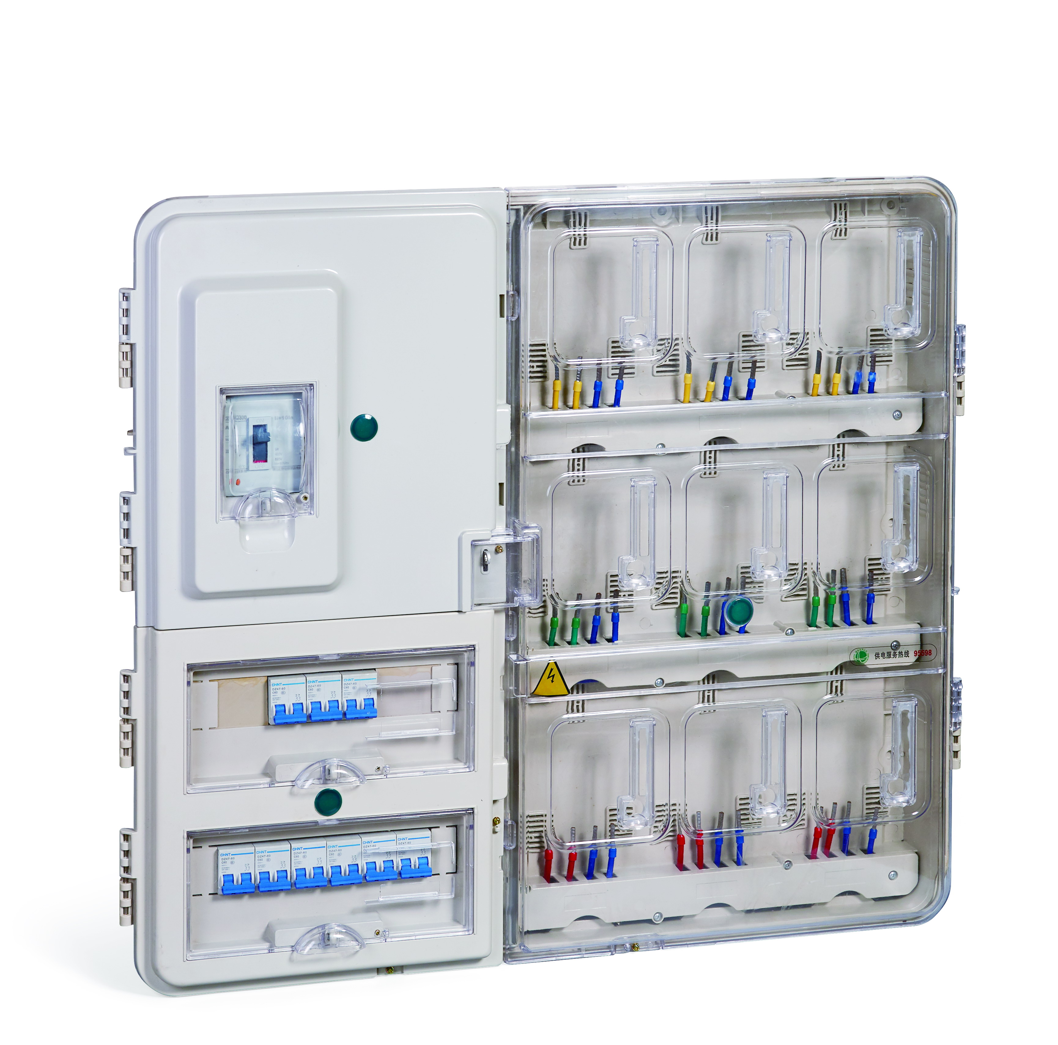 Transparent Polycarbonate Electricity Meter Box