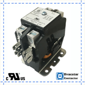 Side view showing terminal connections of the 30A contactor