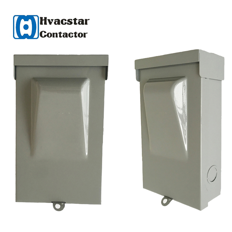 60 Amp Metallic AC Disconnect Fuse Box