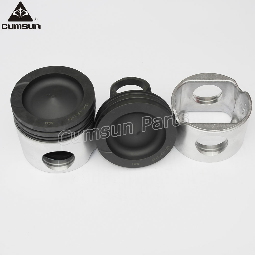 Cummins QSL9 forged steel engine piston 4941393 - Image 2