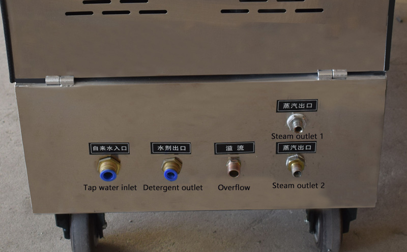 Inlet and outlet port layout