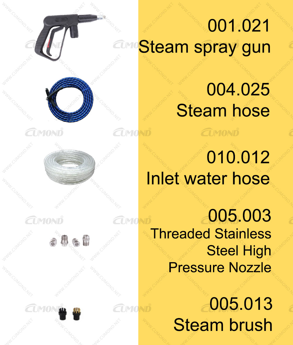 Steam cleaner accessories kit
