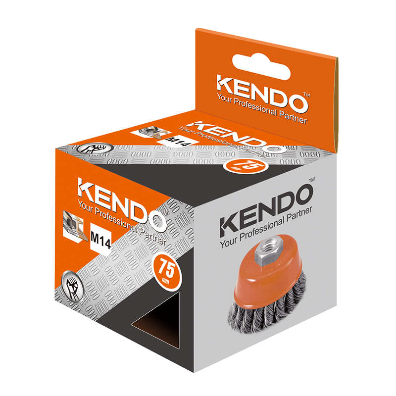 Knotted Wire Cup Brush for Angle Grinders