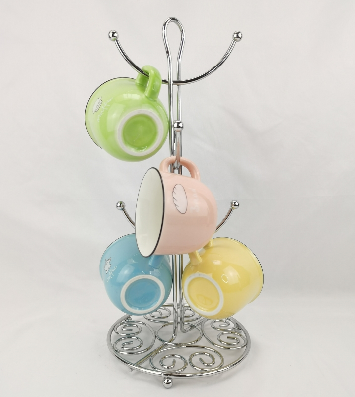 Metal Cup Storage Rack