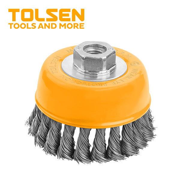 Twist Wire Cup Brush with Nut