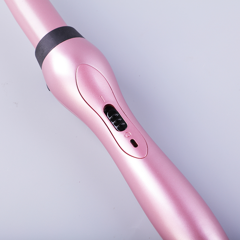 Conical Hair Curling Wand with Adjustable Temperature