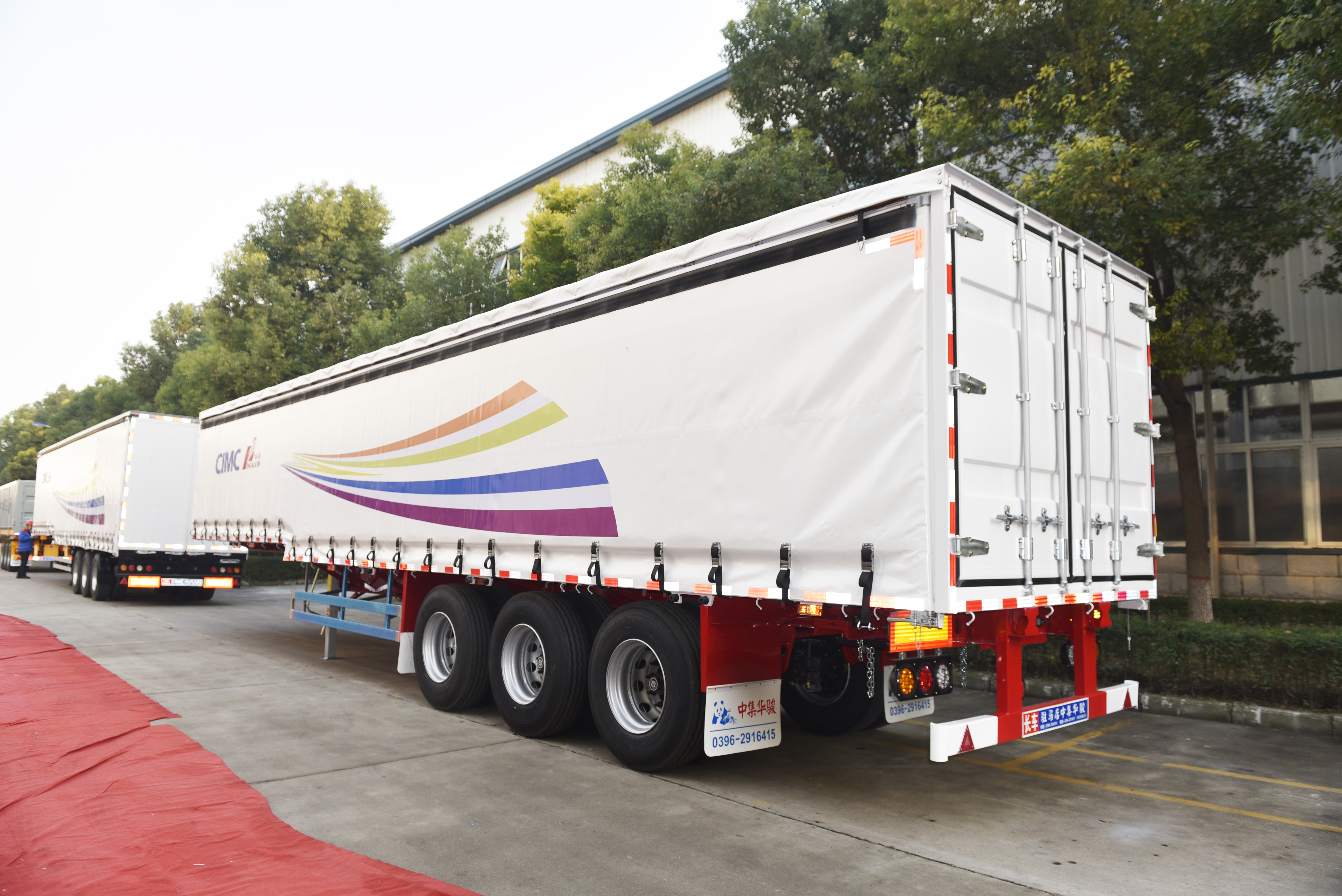 Curtain Sider Semi-Trailer