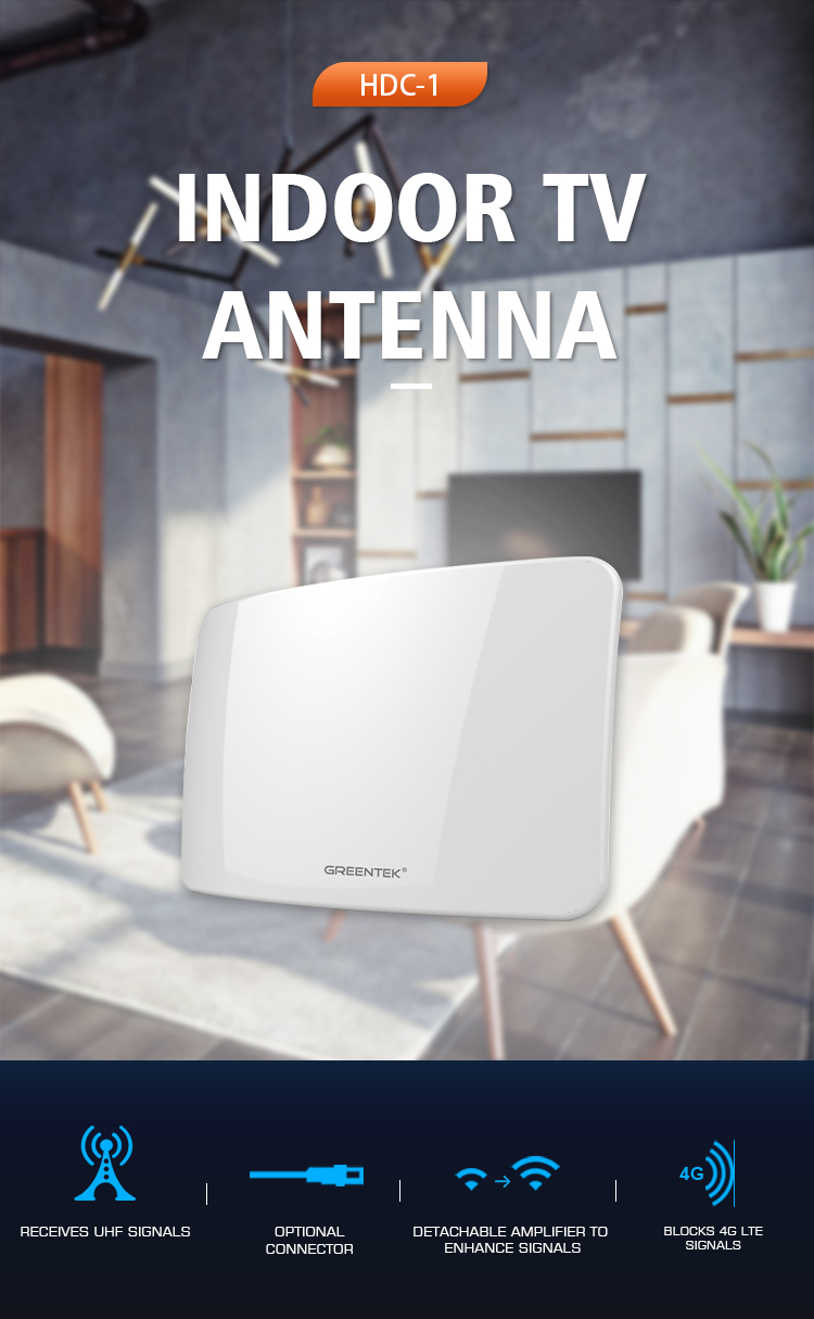 HDC-1 Indoor TV Antenna Features
