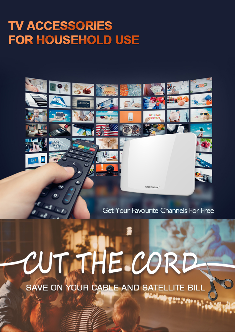 Indoor TV antenna for home use
