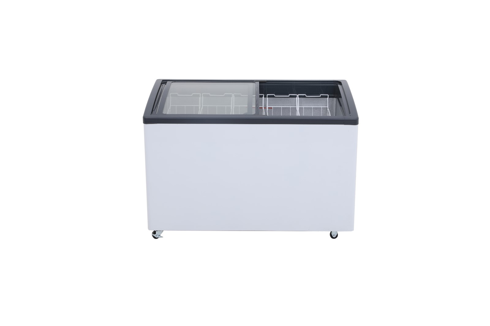 Curved Glass Door Display Freezer