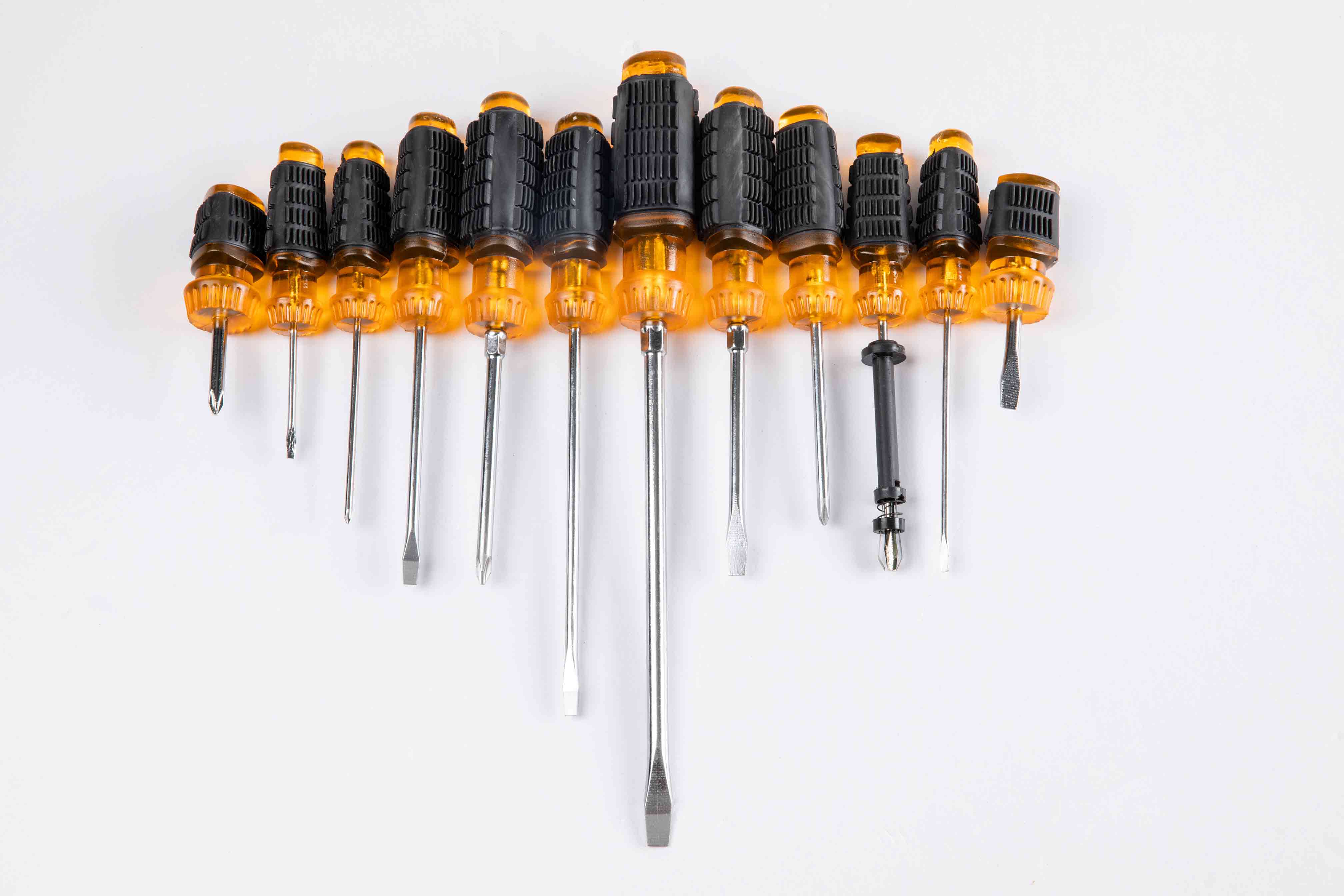 12-Piece Screwdriver Set with Cushion Grip