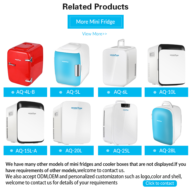 Range of Mini Fridge Sizes and Customization