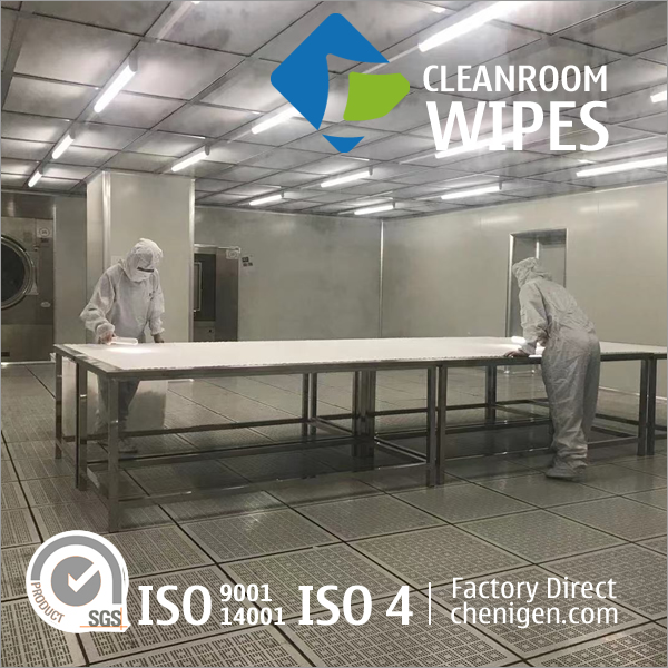 Customized Class 10 Large Polyester Wipes Cleanroom Wipers - Image 2