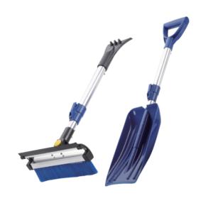 Versatile snow removal tool for car windshields