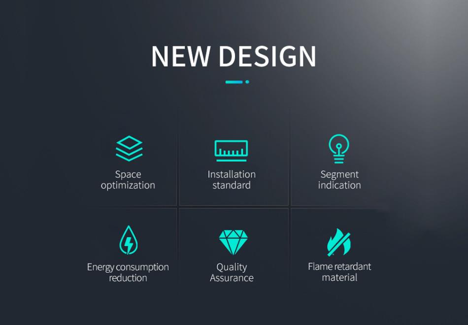 Design features including space optimization and flame retardant material