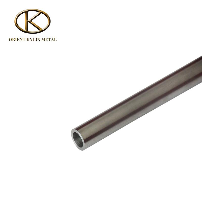 Polished tungsten tube for industrial applications
