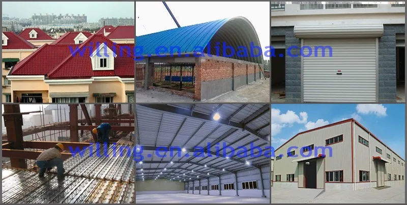 Applications of cut steel sheets in construction