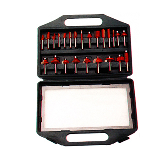 Router Bit Set with Carrying Case