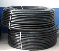 Black Polyethylene Tubing Coil