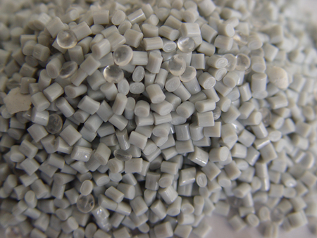Neutral Gray Plastic Pellets
