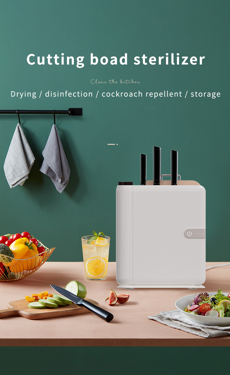 Multifunctional cutting board sterilizer overview